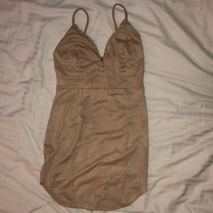 Love Culture Suede Dress (Large)